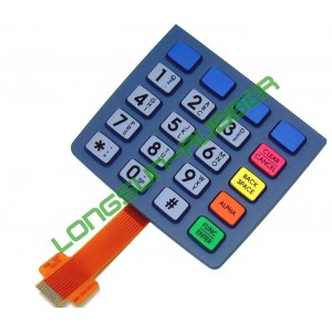 Silicone Keypad with Rigid and Flexible PCB Assembly